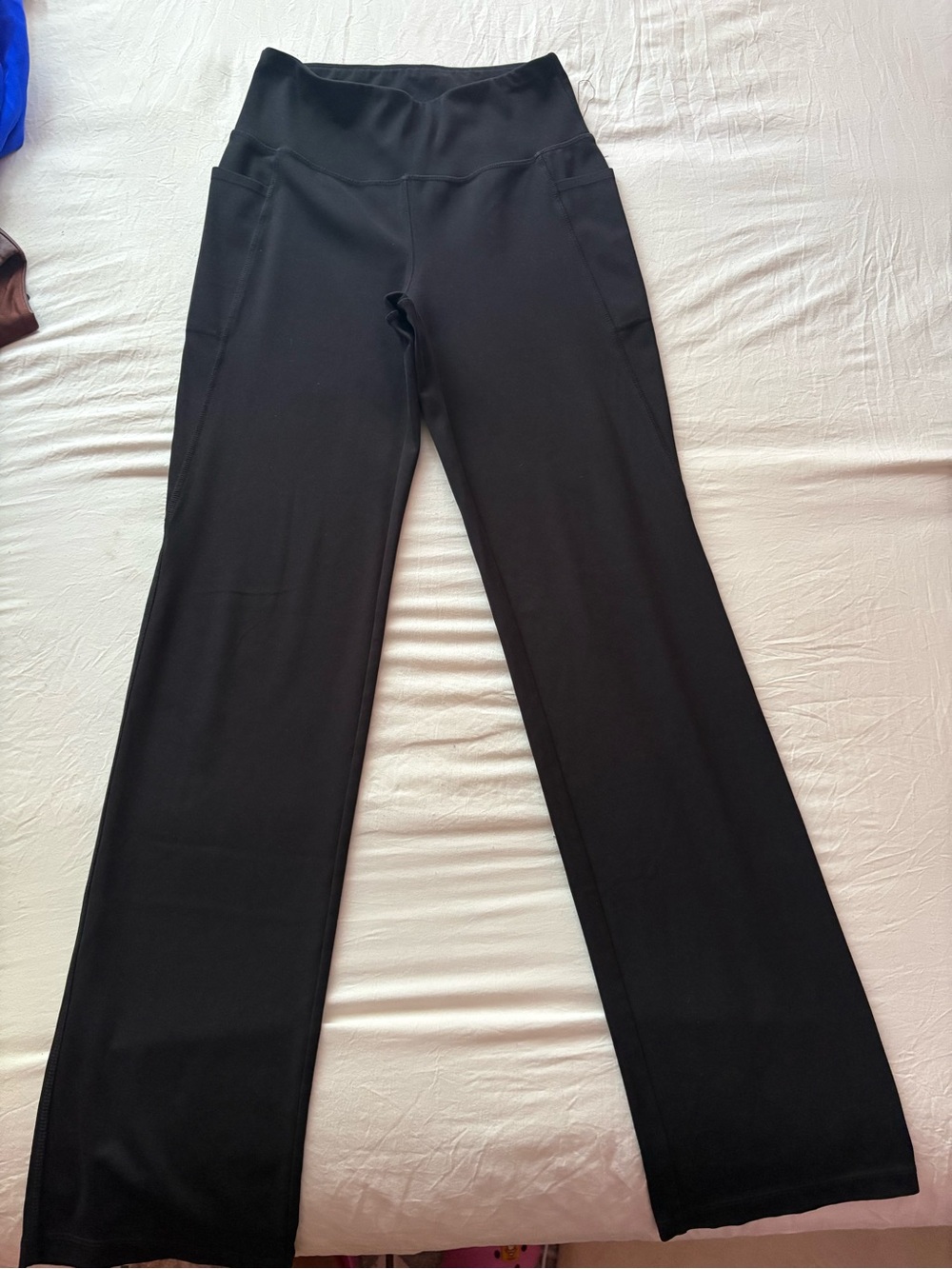 Jockey Black Boot-Cut Active Pants